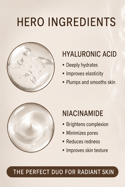 Hyaluronic Acid + Niacinamide Hydrating Serum